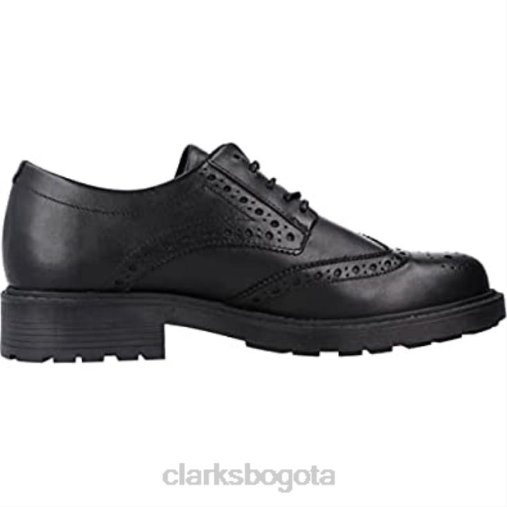 Clarks 0DX8L165 orinoco2 limit mujer oxford clarks cuero negro mujer cuero negro