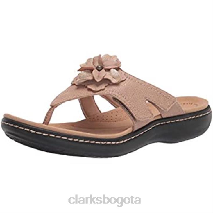 Clarks 0DX8L1652 sandalia laurieann gema combi piel sintetica arena clarks mujer combi sintética cuero arena