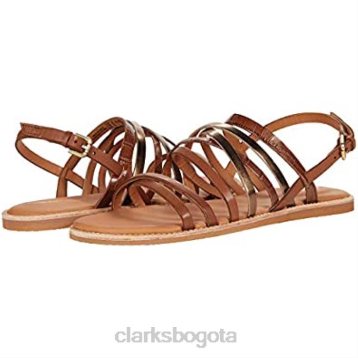 Clarks 0DX8L1654 clarks karsea tobillo cuero tostado unisexo cuero marrón