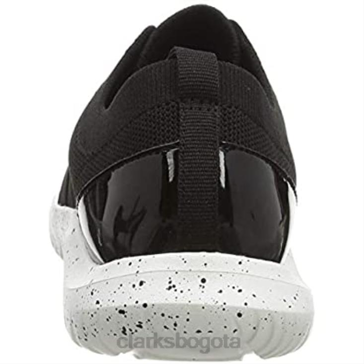 Clarks 0DX8L1657 Zapatilla clarks nova lumis de tela negra para mujer mujer textil negro