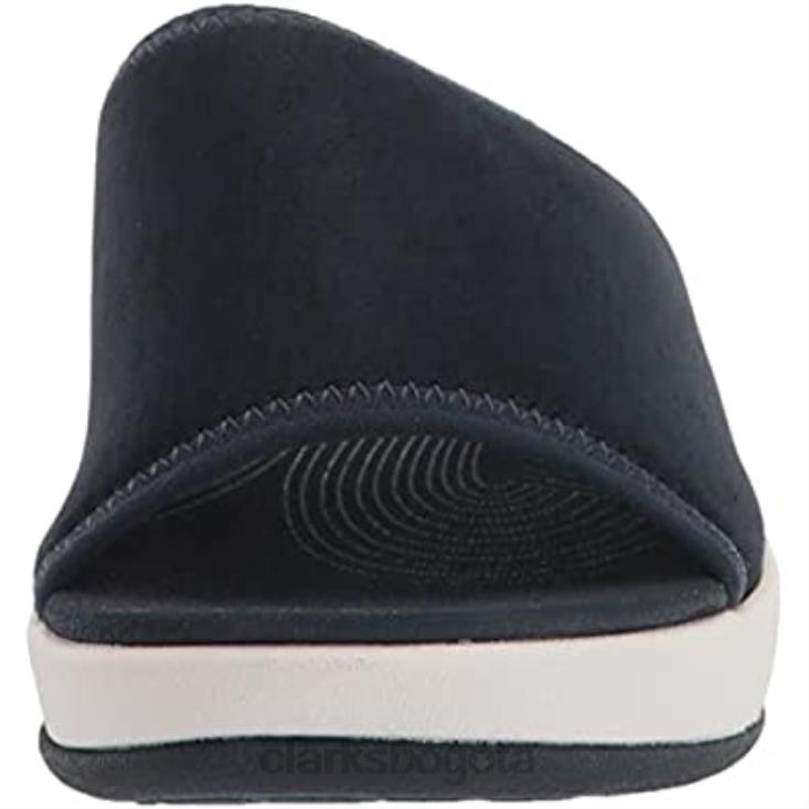 Clarks 0DX8L166 sandalia tipo chancla arla nora para hombre textil azul marino clarks hombres textil azul marino