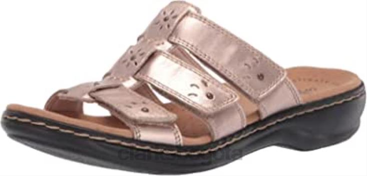 Clarks 0DX8L1660 sandalia clarks leisa spring slide rosa para mujer mujer rosa
