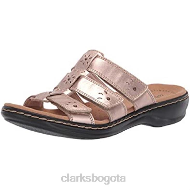 Clarks 0DX8L1660 sandalia clarks leisa spring slide rosa para mujer mujer rosa