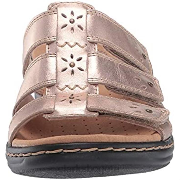 Clarks 0DX8L1660 sandalia clarks leisa spring slide rosa para mujer mujer rosa