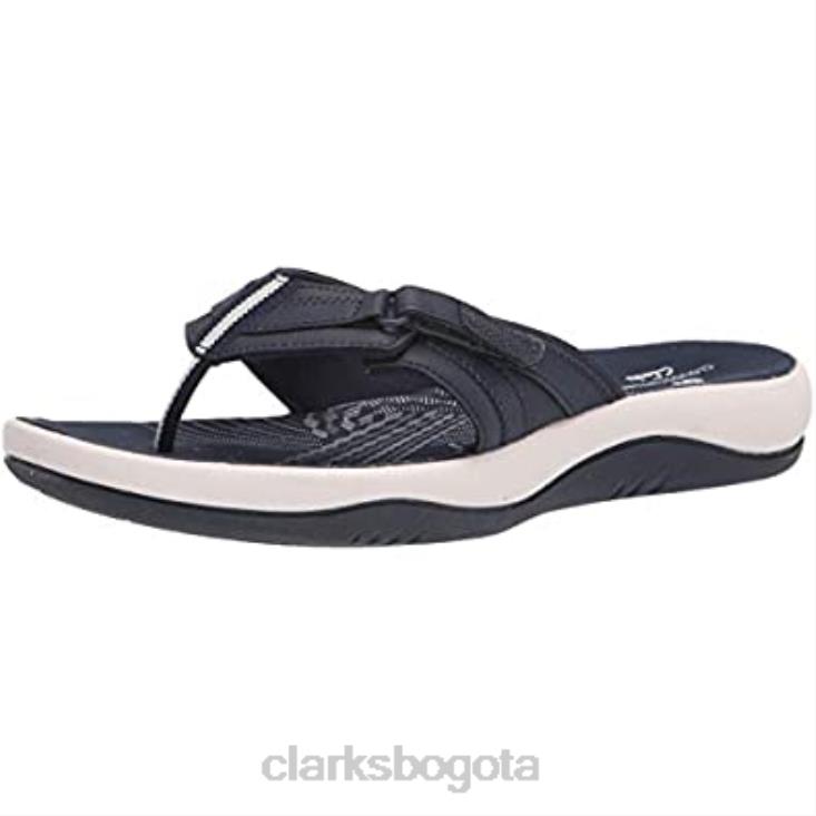 Clarks 0DX8L1662 chanclas sunmaze wave para mujer azul marino clarks mujer Armada