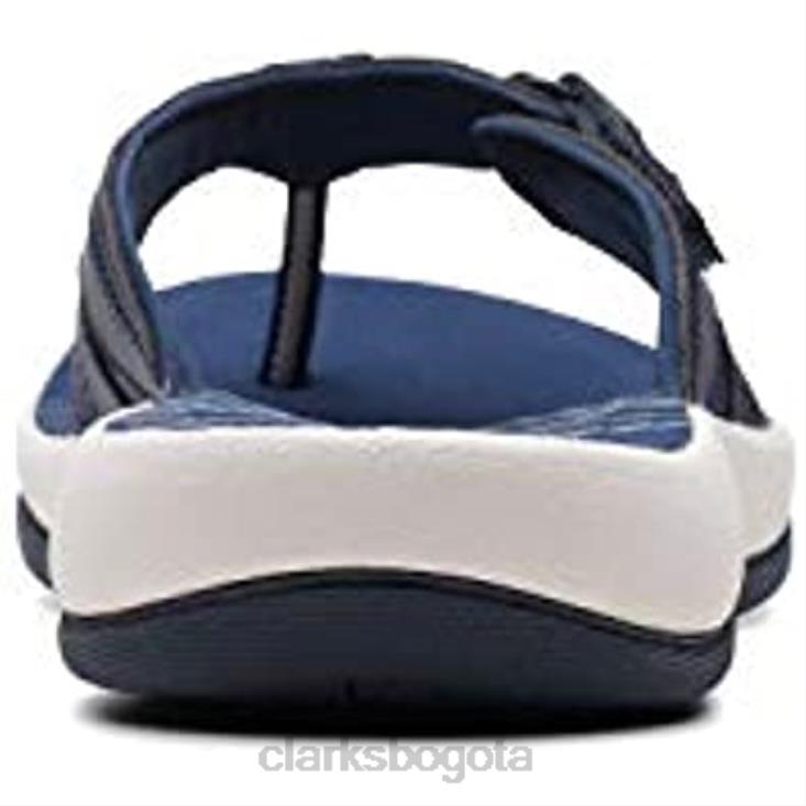 Clarks 0DX8L1662 chanclas sunmaze wave para mujer azul marino clarks mujer Armada