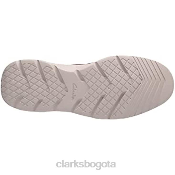 Clarks 0DX8L1666 Zapatilla Clarks Gaskill Low para hombre color tostado oscuro hombres combinación de bronceado oscuro