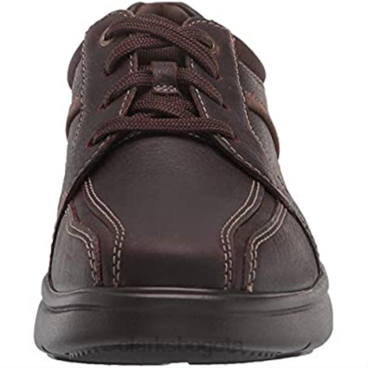 Clarks 0DX8L1670 clarks de cuero caído marrón oxford bradley walk para hombre hombres