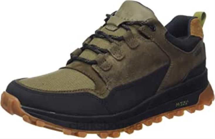 Clarks 0DX8L1680 Zapato de senderismo clarks atl treklo gtx combi color oliva oscuro para hombre hombres