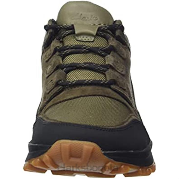 Clarks 0DX8L1680 Zapato de senderismo clarks atl treklo gtx combi color oliva oscuro para hombre hombres