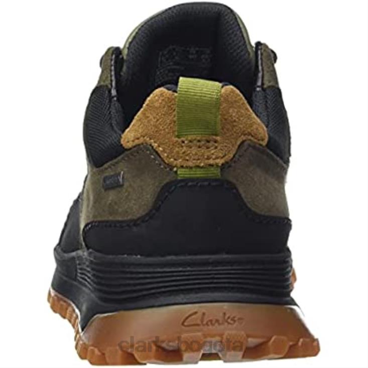 Clarks 0DX8L1680 Zapato de senderismo clarks atl treklo gtx combi color oliva oscuro para hombre hombres