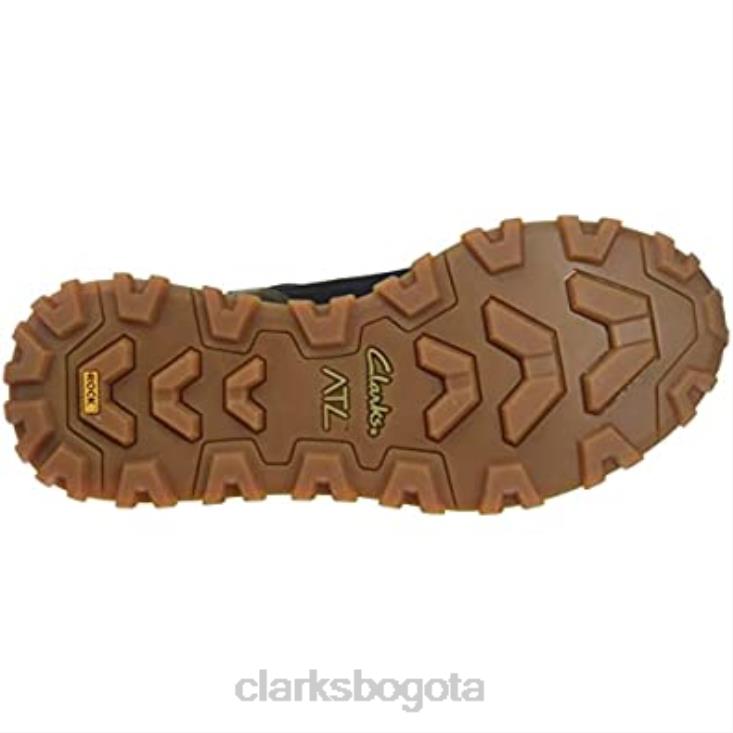 Clarks 0DX8L1680 Zapato de senderismo clarks atl treklo gtx combi color oliva oscuro para hombre hombres