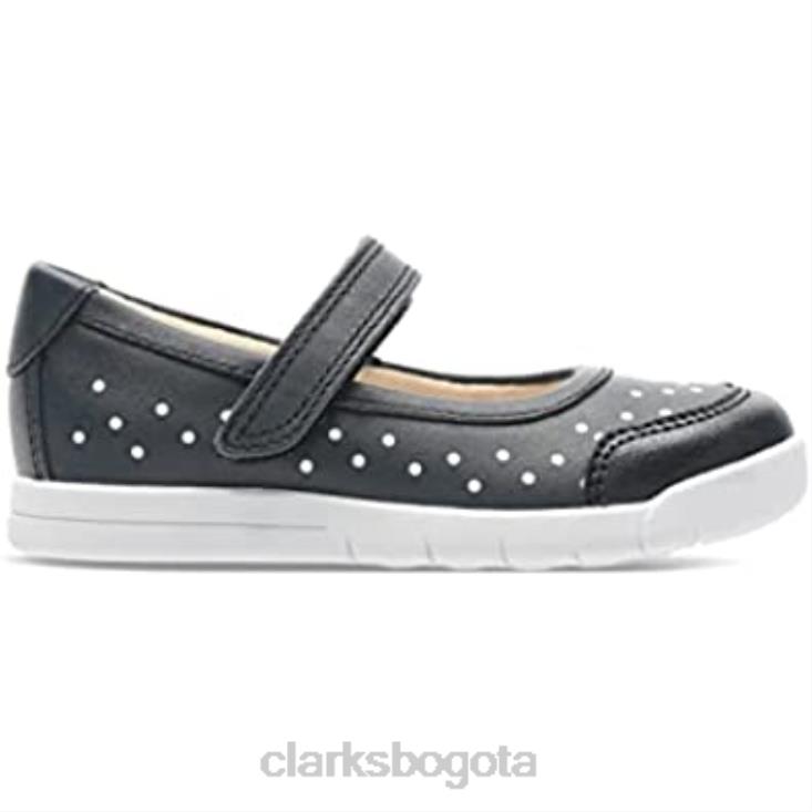Clarks 0DX8L1681 clarks emery ha cuero azul marino h 095 unisexo