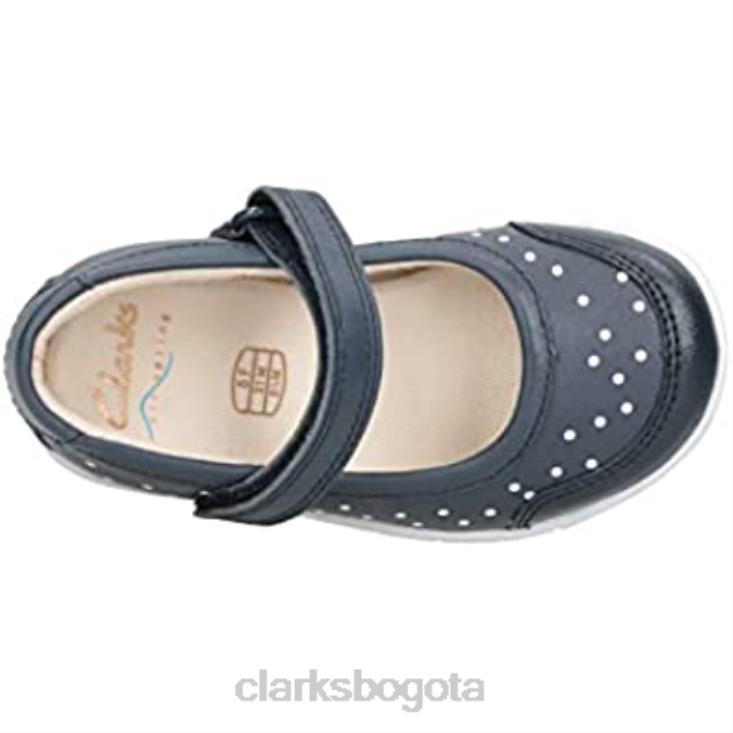 Clarks 0DX8L1681 clarks emery ha cuero azul marino h 095 unisexo
