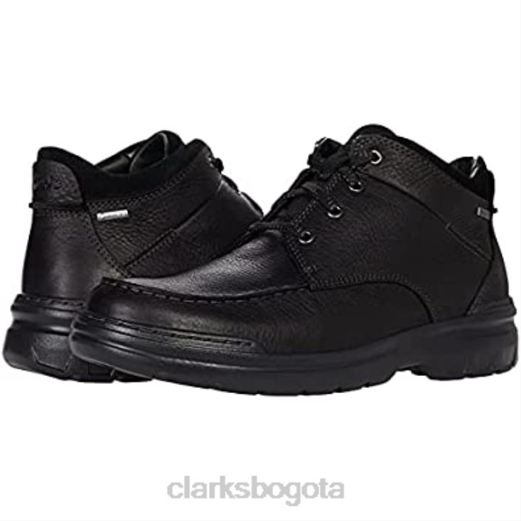 Clarks 0DX8L1684 clarks rockie 2 hi cuero negro unisexo cuero negro