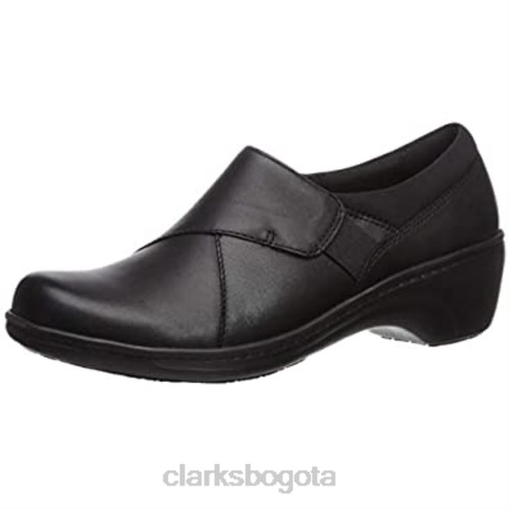 Clarks 0DX8L169 Zapatos altos clarks de cuero negro para mujer mujer cuero negro