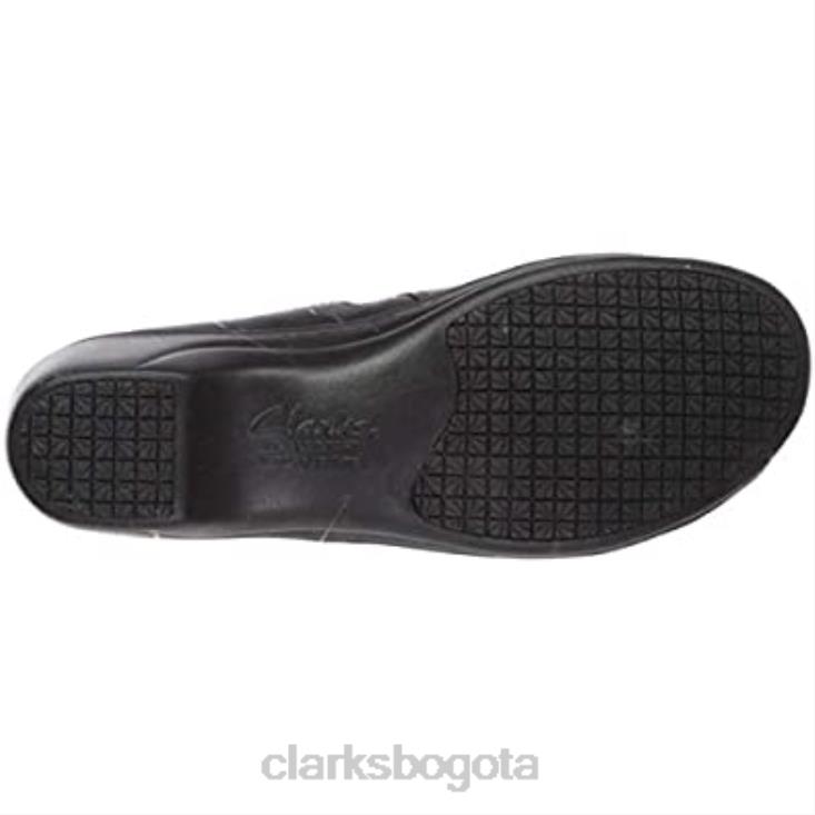 Clarks 0DX8L169 Zapatos altos clarks de cuero negro para mujer mujer cuero negro