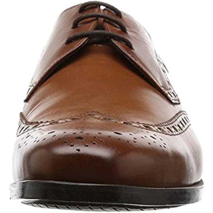 Clarks 0DX8L1697 Zapatos brogue Clarks Amieson Limit de cuero marrón tostado para hombre hombres cuero marrón tostado