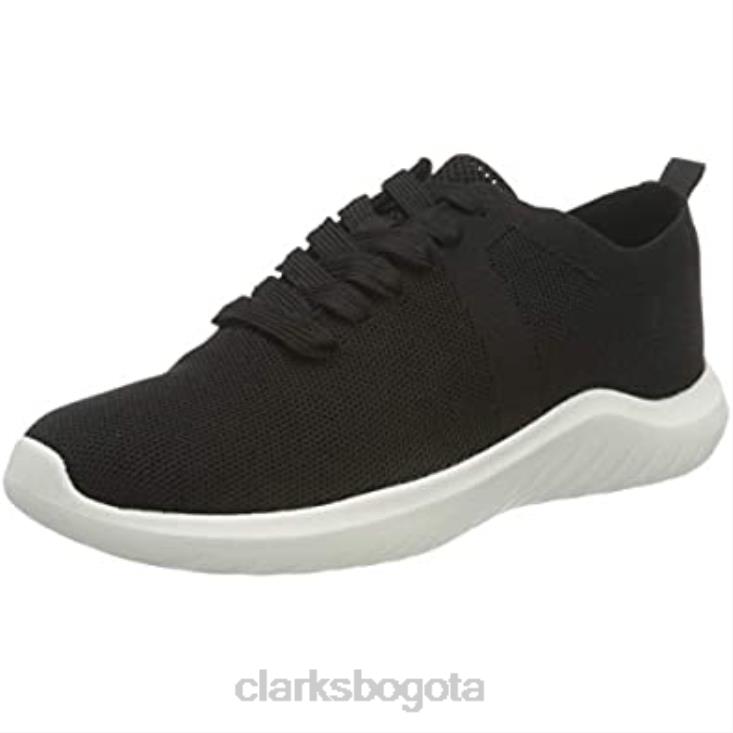 Clarks 0DX8L1698 Zapatilla clarks nova glint para mujer de punto negro mujer punto negro