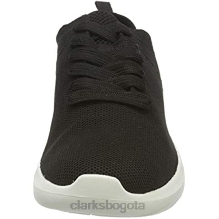 Clarks 0DX8L1698 Zapatilla clarks nova glint para mujer de punto negro mujer punto negro