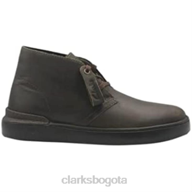 Clarks 0DX8L17 botas clarks court lite desert boot de cuero marrón oscuro unisexo