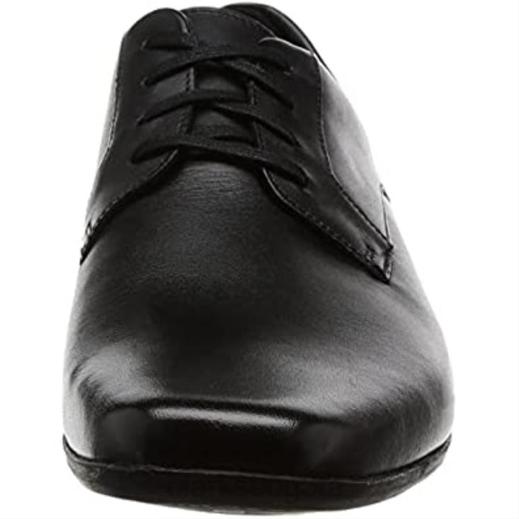 Clarks 0DX8L170 Derby clarks glement lace para hombre negro hombres cuero negro