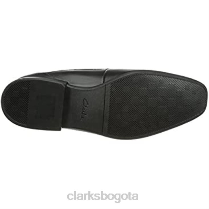 Clarks 0DX8L170 Derby clarks glement lace para hombre negro hombres cuero negro