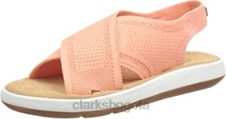 Clarks 0DX8L1706 Sandalias Clarks Jemsa Dash para mujer color coral claro mujer coral claro