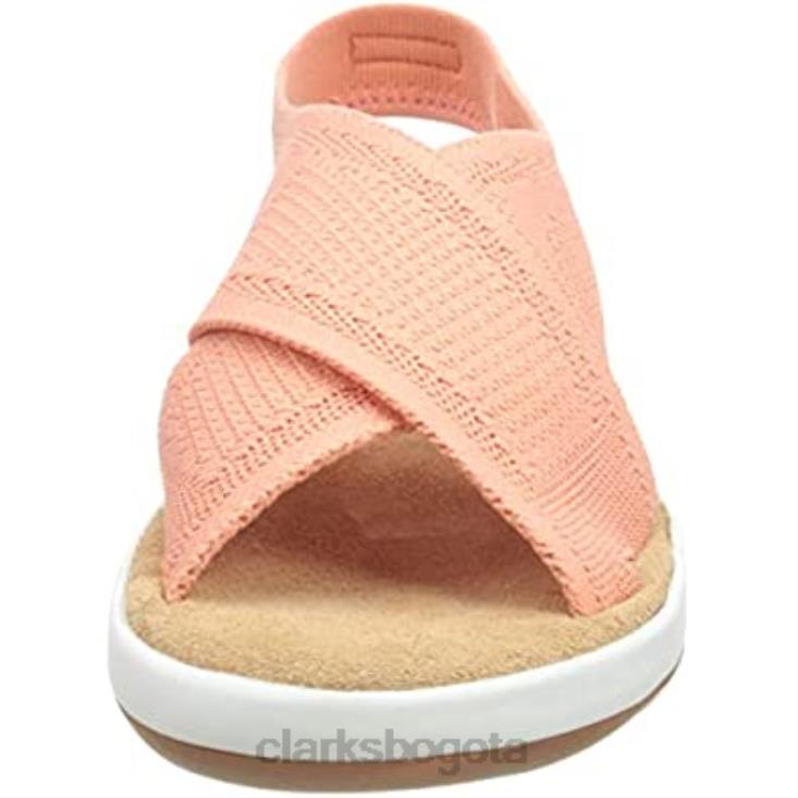 Clarks 0DX8L1706 Sandalias Clarks Jemsa Dash para mujer color coral claro mujer coral claro