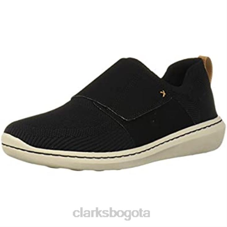 Clarks 0DX8L1708 Zapatilla step urban race de hombre textil negra clarks hombres textil negro