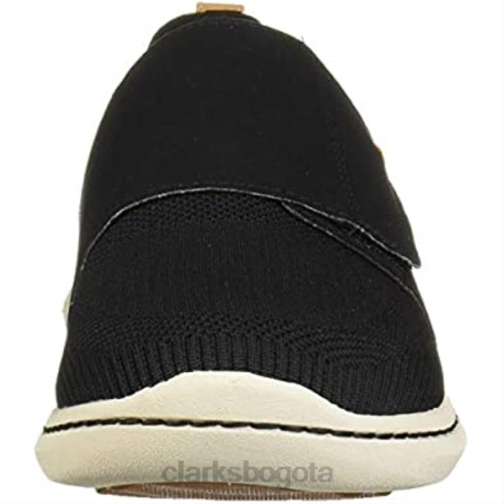 Clarks 0DX8L1708 Zapatilla step urban race de hombre textil negra clarks hombres textil negro