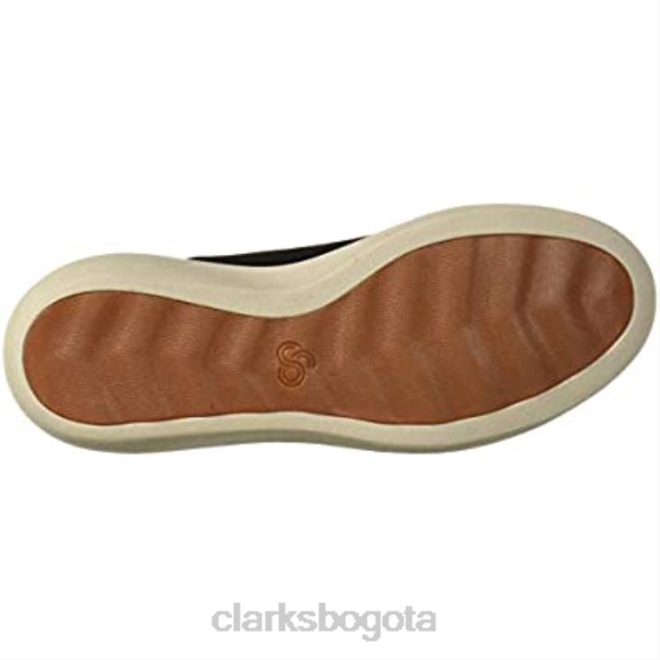 Clarks 0DX8L1708 Zapatilla step urban race de hombre textil negra clarks hombres textil negro