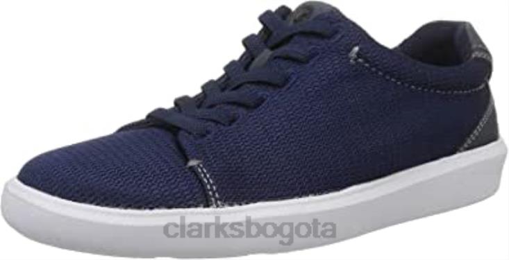 Clarks 0DX8L1714 Zapatillas clarks cambro bajas para hombre azul marino textil hombres textil azul marino