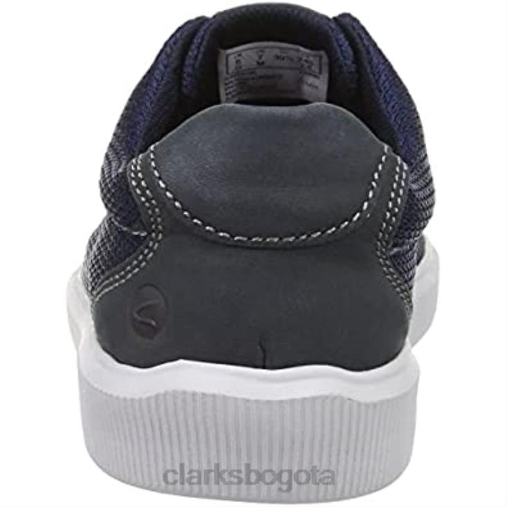 Clarks 0DX8L1714 Zapatillas clarks cambro bajas para hombre azul marino textil hombres textil azul marino
