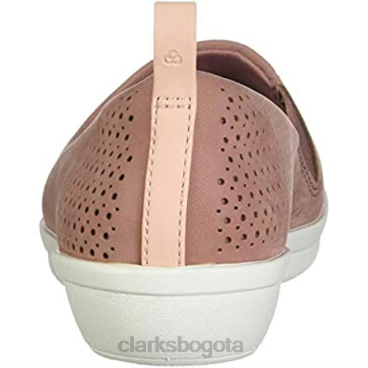 Clarks 0DX8L1716 zapatos de mujer ayla blair de nobuk sintético malva clarks mujer nubuck sintético malva
