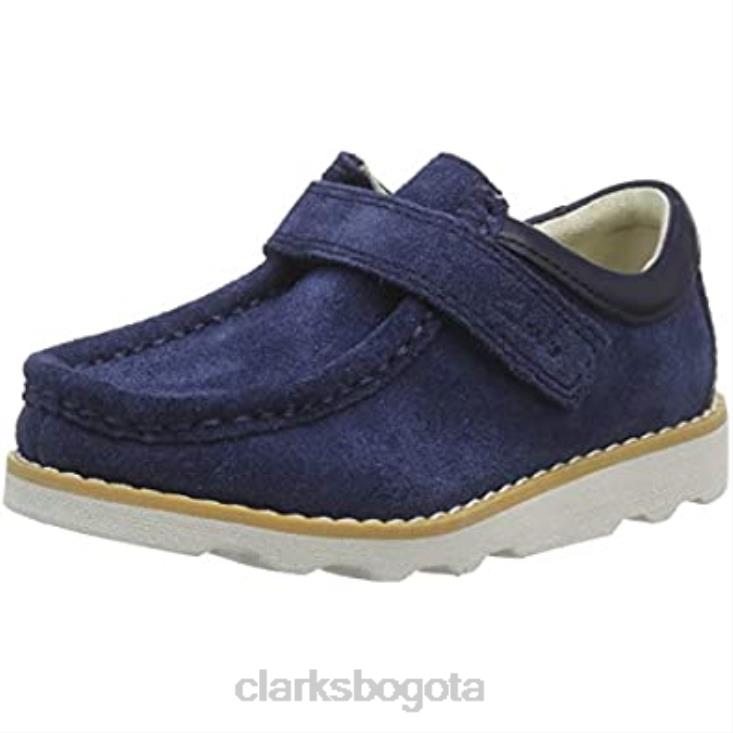 Clarks 0DX8L1717 mocasines corona park t niño clarks azul marino marino niños azul marino azul marino