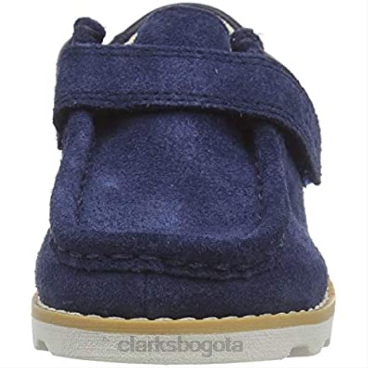Clarks 0DX8L1717 mocasines corona park t niño clarks azul marino marino niños azul marino azul marino