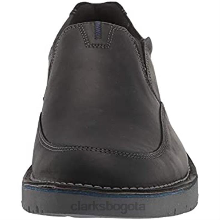 Clarks 0DX8L1718 mocasín vargo step para hombre de cuero negro clarks hombres cuero negro