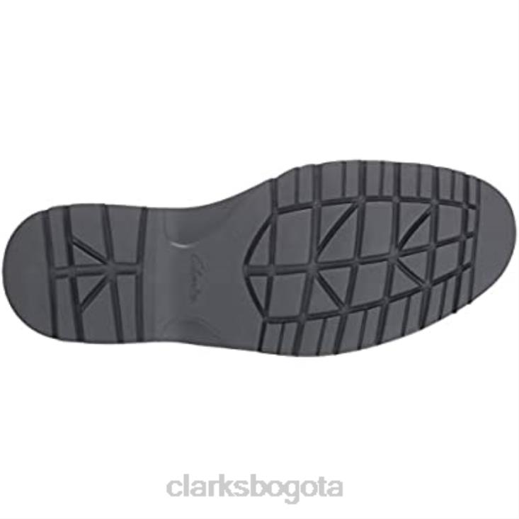 Clarks 0DX8L1718 mocasín vargo step para hombre de cuero negro clarks hombres cuero negro