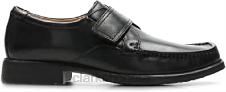 Clarks 0DX8L1720 Mocasines clarks hombre velcro huckley roll negro piel hombres
