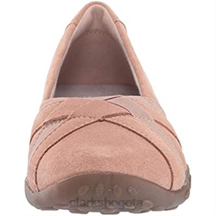 Clarks 0DX8L1730 mocasines planos clarks haley jay para mujer mujer