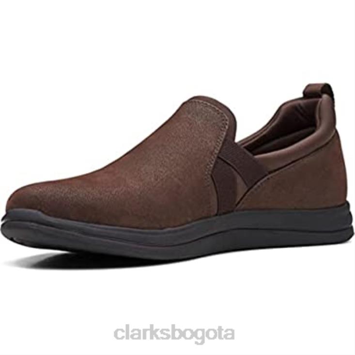 Clarks 0DX8L174 mocasín bali brise mujer plano marrón sintético clarks mujer marrón sintético