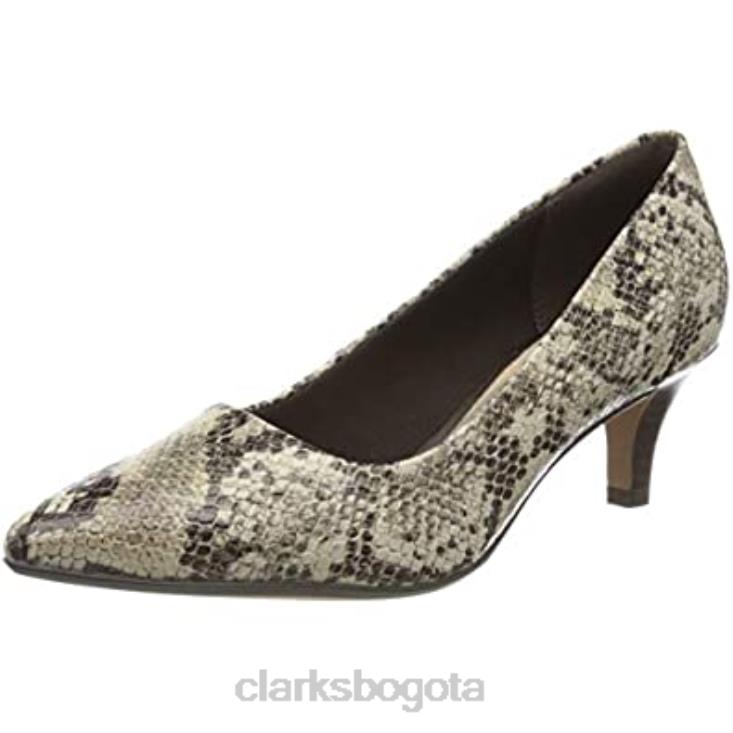Clarks 0DX8L1743 zapatos de tacón linvale jerica para mujer clarks gris topo serpiente topo serpiente mujer serpiente gris topo serpiente topo