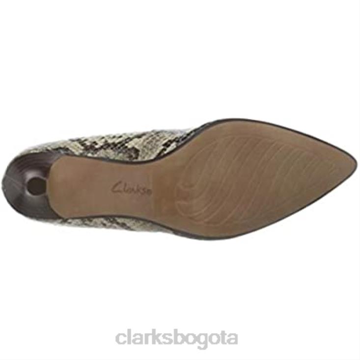Clarks 0DX8L1743 zapatos de tacón linvale jerica para mujer clarks gris topo serpiente topo serpiente mujer serpiente gris topo serpiente topo