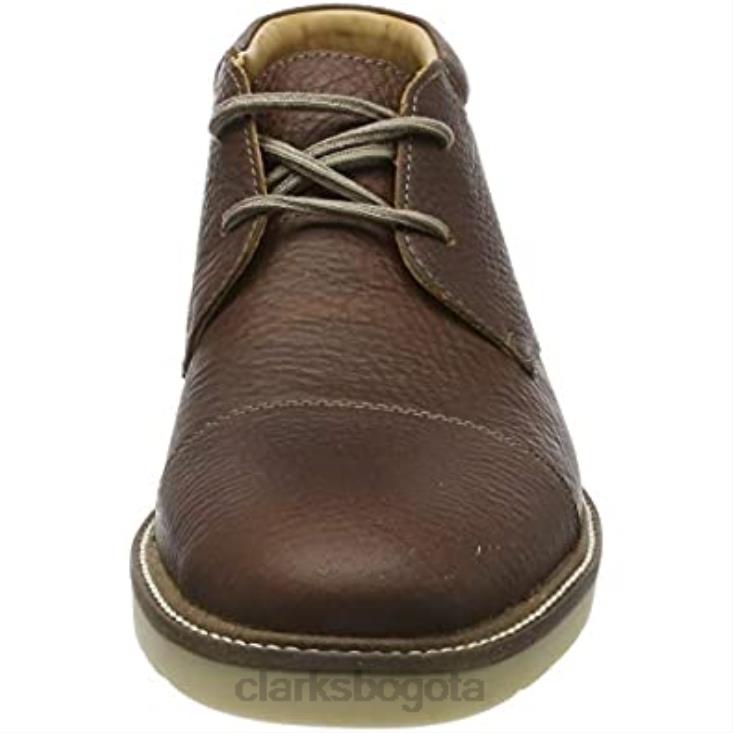 Clarks 0DX8L1748 botas clásicas grandtop de hombre marrón tostado clarks hombres bronceado marrón caído