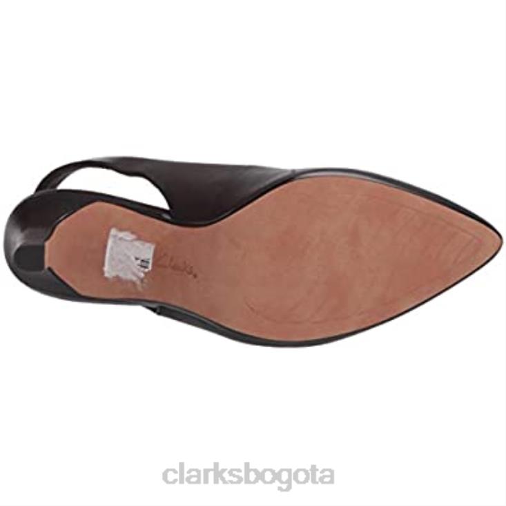 Clarks 0DX8L1749 salón de mujer illeana poppy clarks cuero negro mujer cuero negro