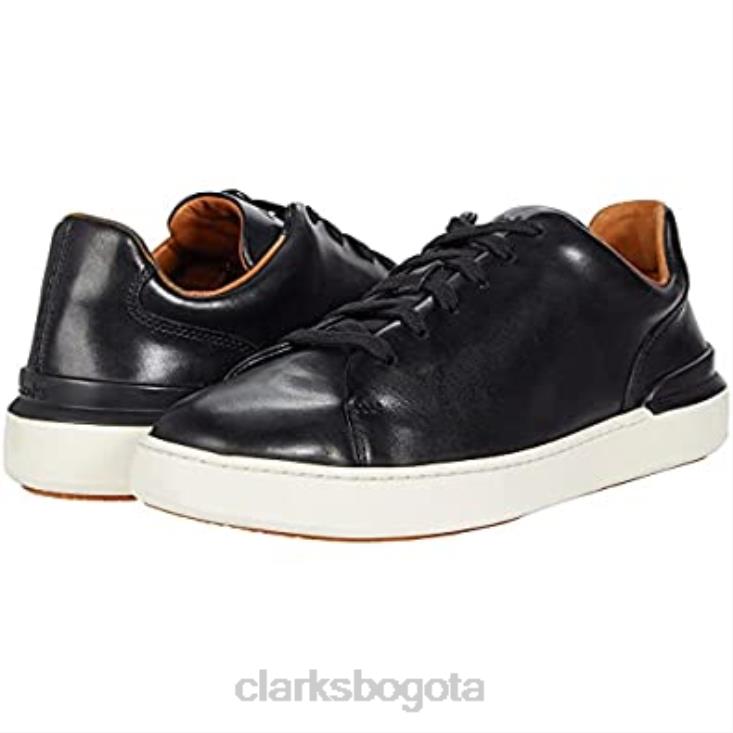 Clarks 0DX8L1751 clarks corte lite encaje negro unisexo cuero negro