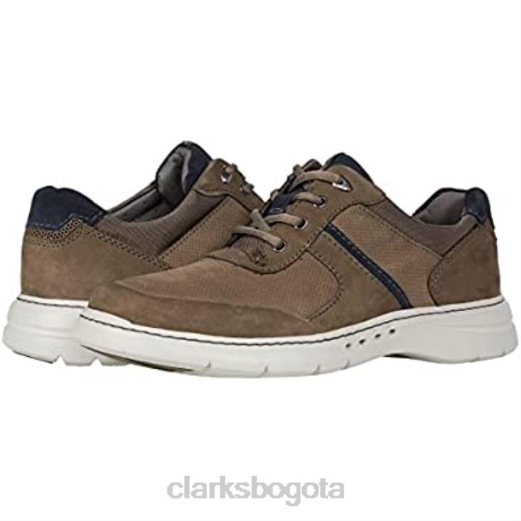 Clarks 0DX8L1756 corbata gris nubuck un brawley clarks unisexo nubuck gris
