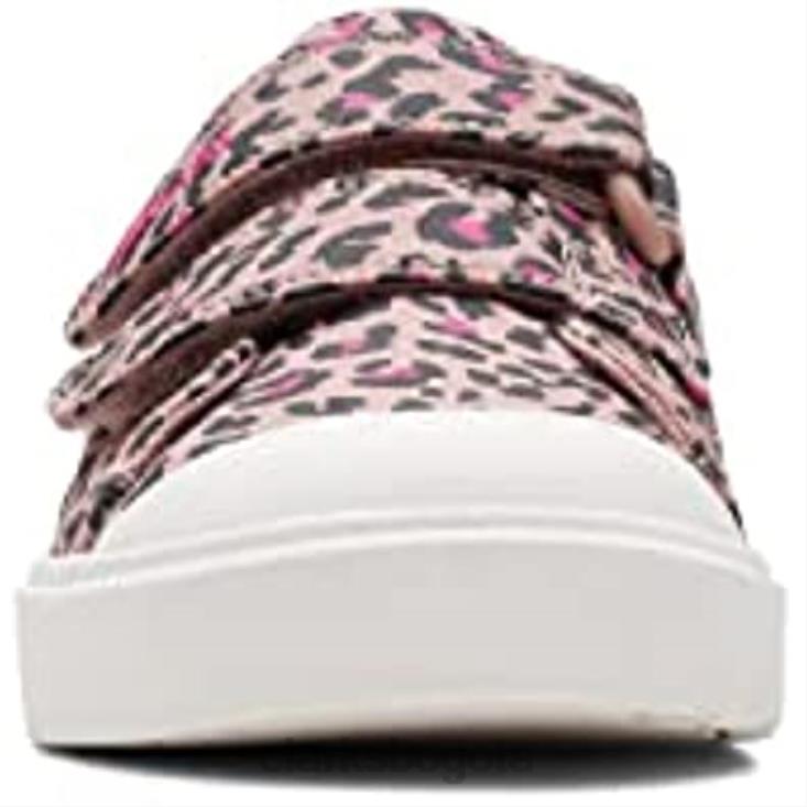 Clarks 0DX8L1758 Zapatilla city bright k para niña rosa combi clarks niños combinación rosa