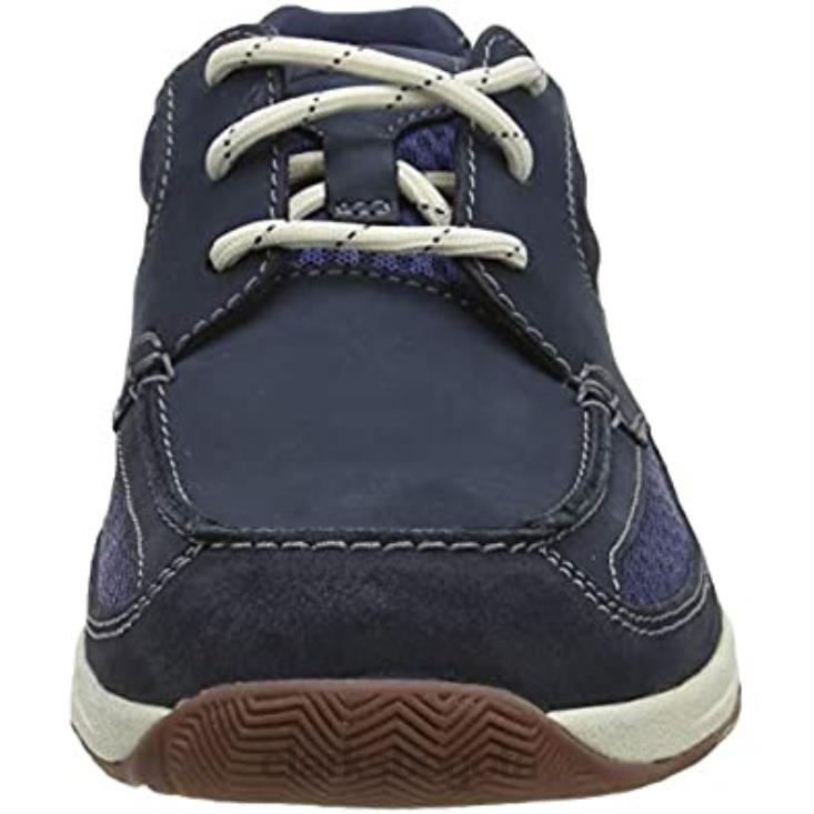 Clarks 0DX8L1760 Zapatilla langton lane azul clarks para hombre hombres azul